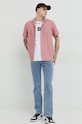 HUGO tricou din bumbac 50488904 alb SS25