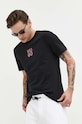 HUGO t-shirt bawełniany czarny 50488904