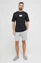 Calvin Klein Underwear t-shirt piżamowy bawełniany 000NM2399E.PPYX czarny SS23
