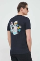 granatowy PS Paul Smith t-shirt bawełniany