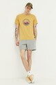 Protest tricou din bumbac 1712331 galben SS23