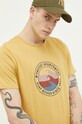 Protest t-shirt bawełniany żółty 1712331