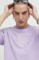 fioletowy Dickies t-shirt bawełniany