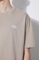 Хлопковая футболка Dickies DK0A4YAIBLK1 бежевый