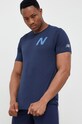 New Balance t-shirt do biegania Impact granatowy MT21277NML