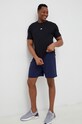 New Balance t-shirt bawełniany MT31504BK czarny SS23