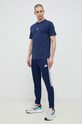 New Balance t-shirt bawełniany MT31504NNY granatowy SS23
