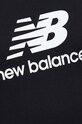New Balance t-shirt bawełniany MT31541BK czarny