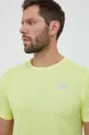 żółty New Balance t-shirt do biegania Impact Run