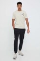 New Balance tricou din bumbac MT31561BE bej SS23