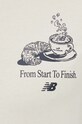 New Balance tricou din bumbac MT31561BE bej