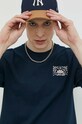 Vans t-shirt bawełniany granatowy VN00003MNVY1