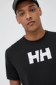 czarny Helly Hansen t-shirt