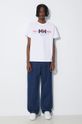 Helly Hansen tricou din bumbac 53936 alb AW24