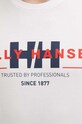 Βαμβακερό μπλουζάκι Helly Hansen 53936 λευκό