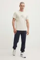 Helly Hansen t-shirt bawełniany beżowy