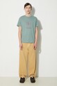 Helly Hansen tricou din bumbac 53936 verde AW24