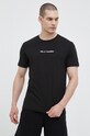 Ρούχα Βαμβακερό μπλουζάκι Helly Hansen 53936 μαύρο