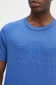 Gant t-shirt bawełniany 2003140 niebieski