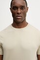 Michael Kors t-shirt bawełniany beżowy CF15FJ2C93