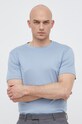 Michael Kors t-shirt bawełniany niebieski CF15FJ2C93