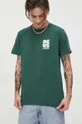 zelena Bombažna kratka majica Deus Ex Machina