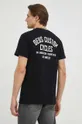 črna Bombažna kratka majica Deus Ex Machina Moški
