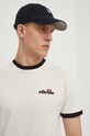 Ellesse t-shirt bawełniany Meduno T-Shirt beżowy SHR10164