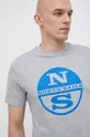 szary North Sails t-shirt bawełniany