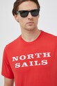 Хлопковая футболка North Sails красный 692838