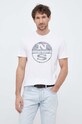 Bavlnené tričko North Sails biela 692846