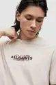 Βαμβακερό μπλουζάκι AllSaints γκρί