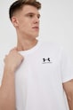 Under Armour t-shirt treningowy Logo Embroidered biały 1373997