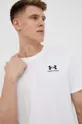 biały Under Armour t-shirt treningowy Logo Embroidered