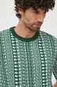 πράσινο Βαμβακερό μπλουζάκι Lacoste x Netflix