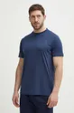 Športna kratka majica Rossignol mornarsko modra