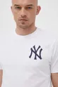 47 brand t-shirt bawełniany MLB New York Yankees biały