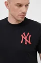 čierna Bavlnené tričko 47 brand MLB New York Yankees