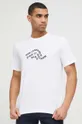 biały Karl Lagerfeld t-shirt bawełniany Męski