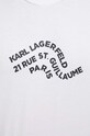 Karl Lagerfeld t-shirt bawełniany biały 230M2209