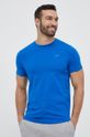 niebieski 4F t-shirt bawełniany Męski