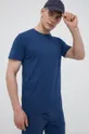 μπλε Βαμβακερό μπλουζάκι 4F