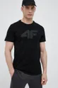 crna Pamučna majica 4F