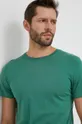 πράσινο Βαμβακερό μπλουζάκι Hummel