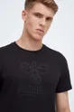 črna Bombažna kratka majica Hummel