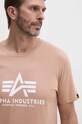Бавовняна футболка Alpha Industries помаранчевий 100501.09