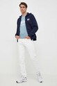 Хлопковая футболка Alpha Industries 100501.134 голубой SS25