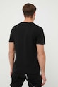Oblačila Bombažna kratka majica Alpha Industries Basic T-Shirt Foil Print 100501FP.530 črna