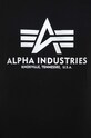 Alpha Industries tricou din bumbac Basic T-Shirt Foil Print 100501FP.530 negru