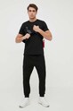 Alpha Industries t-shirt bawełniany 118502M.686 czarny SS24